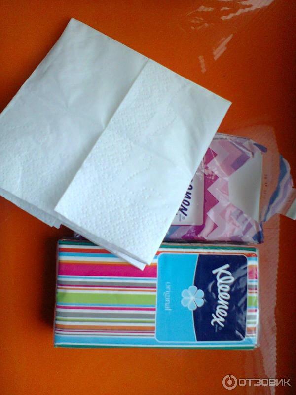 Бумажные платочки Kleenex Ромашка фото