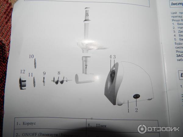 Электрическая мясорубка Delfa DMG-2140 фото