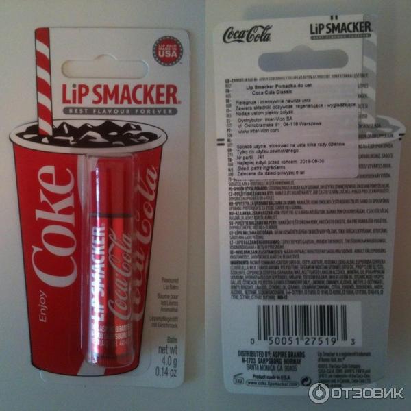 Бальзам для губ Lip Smacker Coca Cola фото