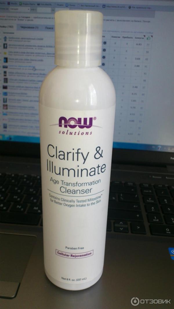 Гель для умывания Now Foods, Solutions, Clarify & Illuminate Cleanser фото