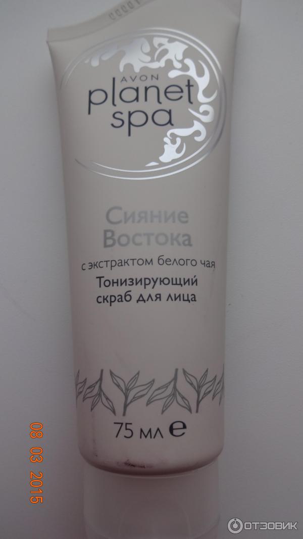 Тонизирующий скраб для лица Avon Spa Сияние востока фото