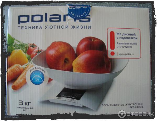 Весы кухонные электрические Polaris PKS 0323DL фото