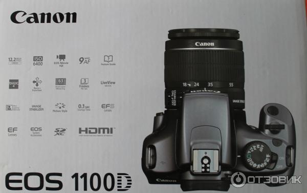 Отзыв о Цифровой зеркальный фотоаппарат Canon EOS 1100D Kit EF-S 18 ...