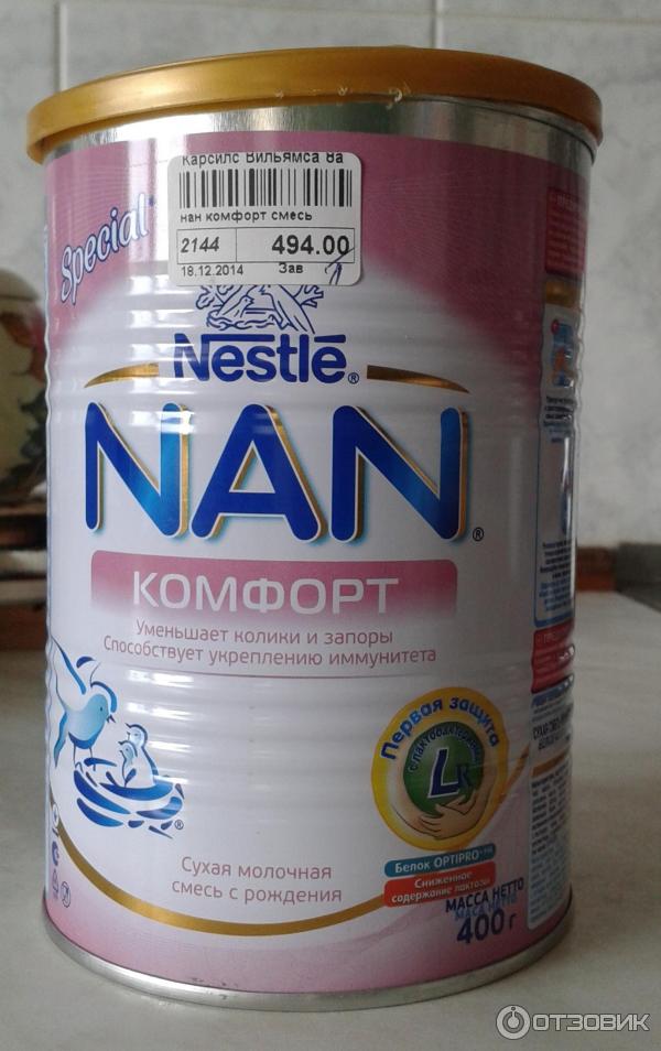 Молочная смесь Nestle Nan Comfort фото