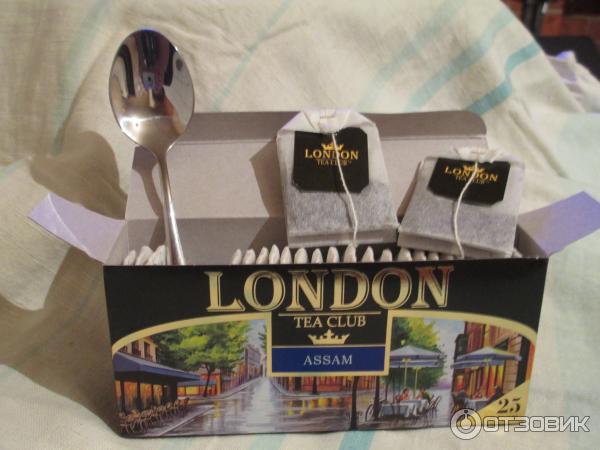 Чай черный байховый гранулированный London Tea Club Assam в пакетиках фото