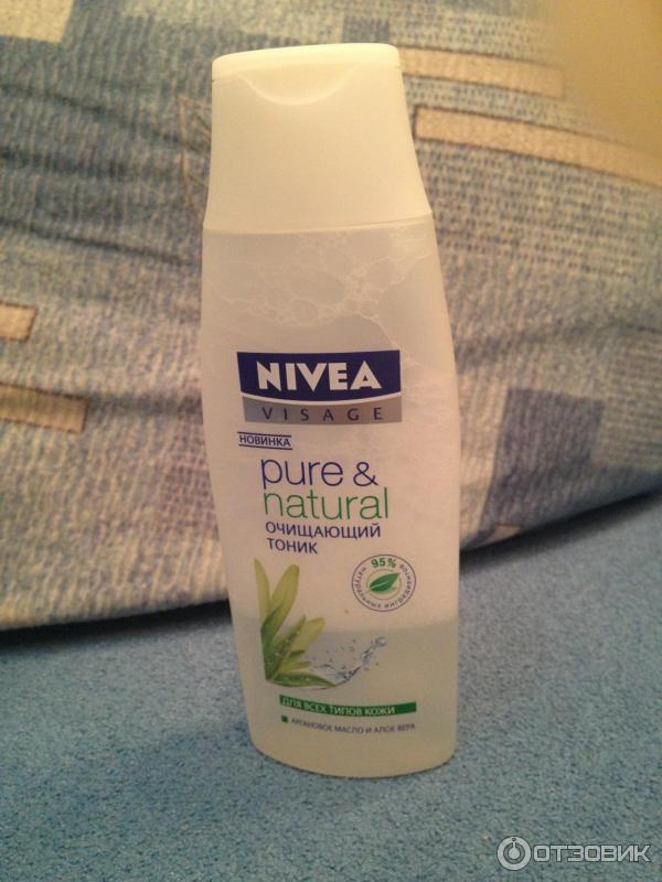 Очищающий тоник Nivea Visage Pure & Natural фото