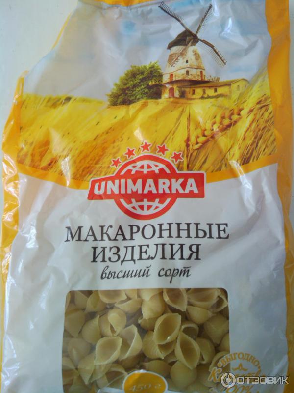 Макаронные изделия Unimarka фото