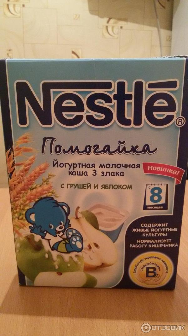 Детские каши Nestle Помогайка фото