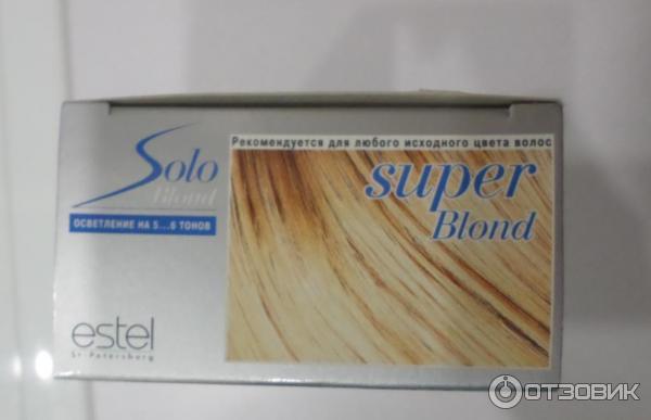 Интенсивный осветлитель для волос Estel Solo Super Blond фото