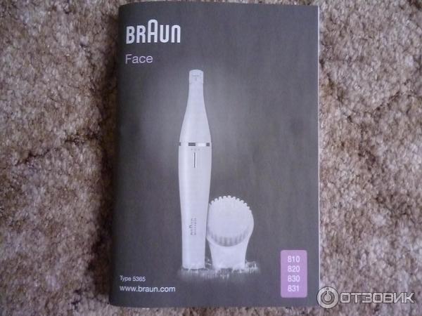 Эпилятор для лица Braun SE 830 с очищающей насадкой фото