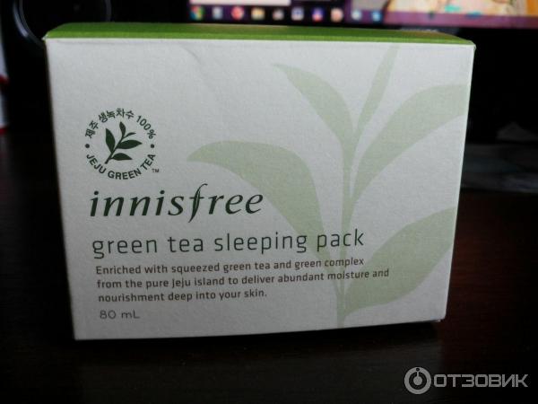 Ночная маска для лица Innisfree Green Tea Pure Sleeping Pack фото