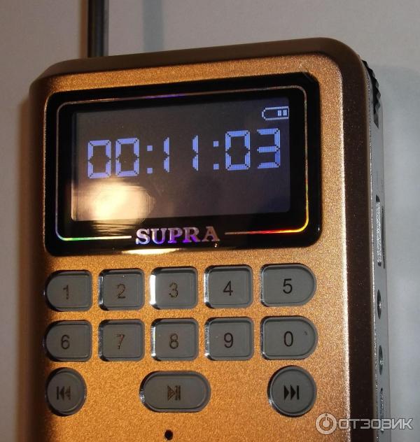 Supra PAS-3907 радиоприёмник с microSD