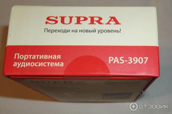 Supra PAS-3907 радиоприёмник с microSD