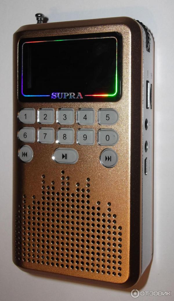 Supra PAS-3907 радиоприёмник с microSD