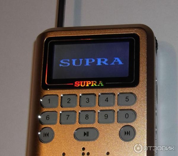 Supra PAS-3907 радиоприёмник с microSD