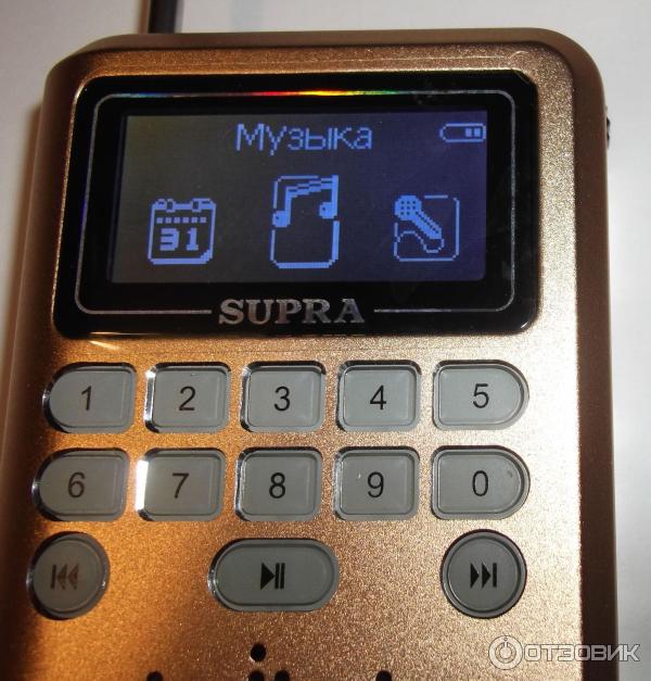 Supra PAS-3907 радиоприёмник с microSD