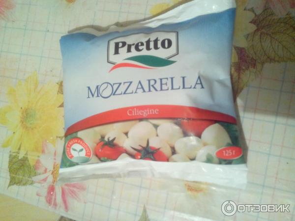 Сыр Pretto mozzarella фото