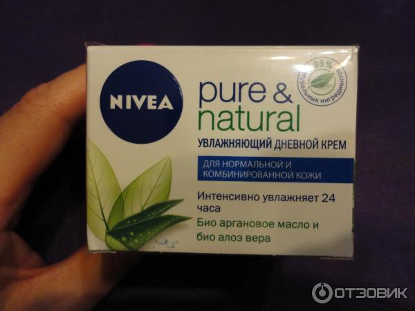 Увлажняющий дневной крем Nivea Visage Pure & Natural фото