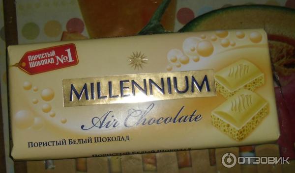 Пористый белый шоколад Millenium Air Chocolate фото