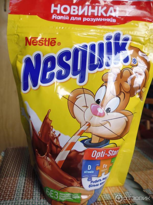 Какао Nestle Nesquik Opti-Start фото