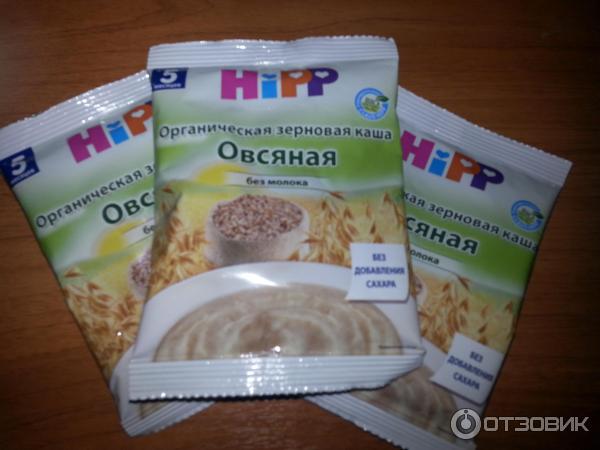 Детская органическая зерновая каша Hipp Овсяная без молока фото