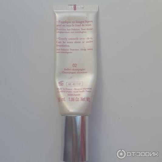 База под макияж Clarins Eclat Minute Base Illuminatrice de Teint придающая сияние коже фото