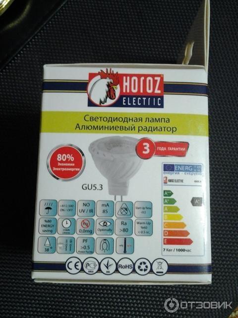 Светодиодная лампа Horoz Electric GU 5.3 LED фото