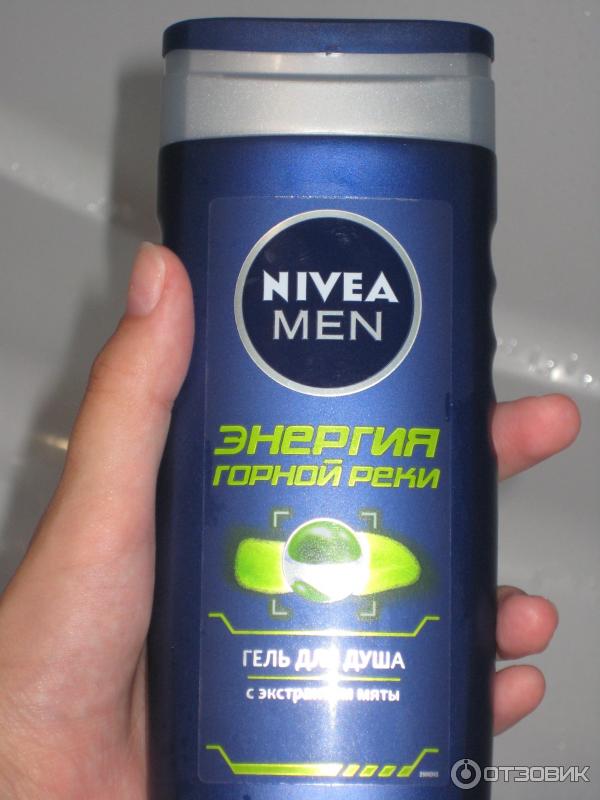 Гель для душа Nivea for Men Energy Свежесть горной реки фото