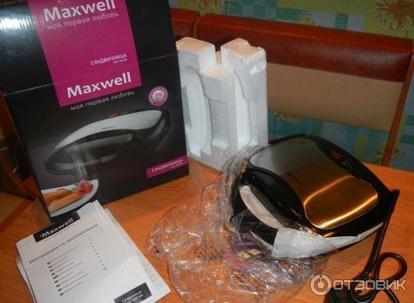 Сэндвичница Maxwell MW-1552 BK фото