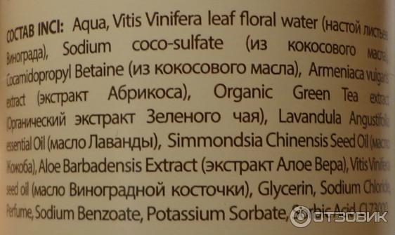 Гель для душа Ecolab Бархатная кожа состав