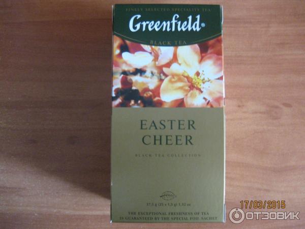 Черный чай Greenfield Easter Cheer фото