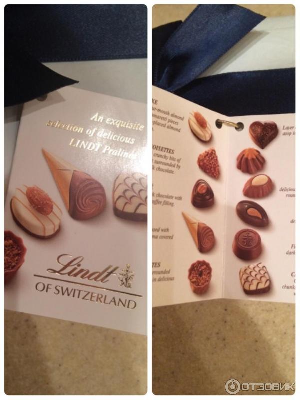 Шоколадные конфеты Lindt фото