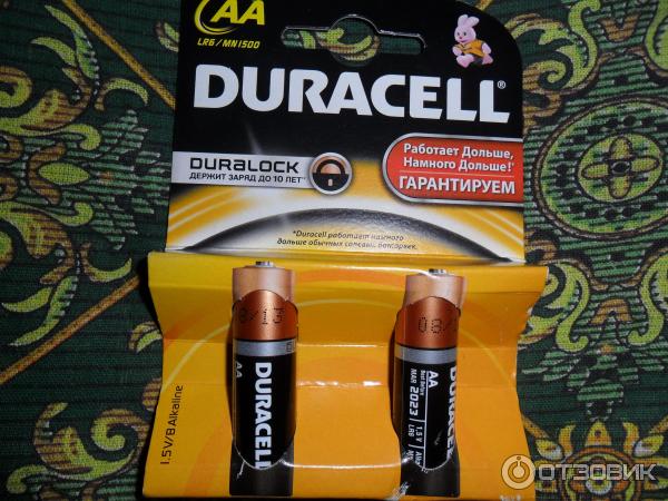 Батарейки Duracell AA LR6/MN1500 фото