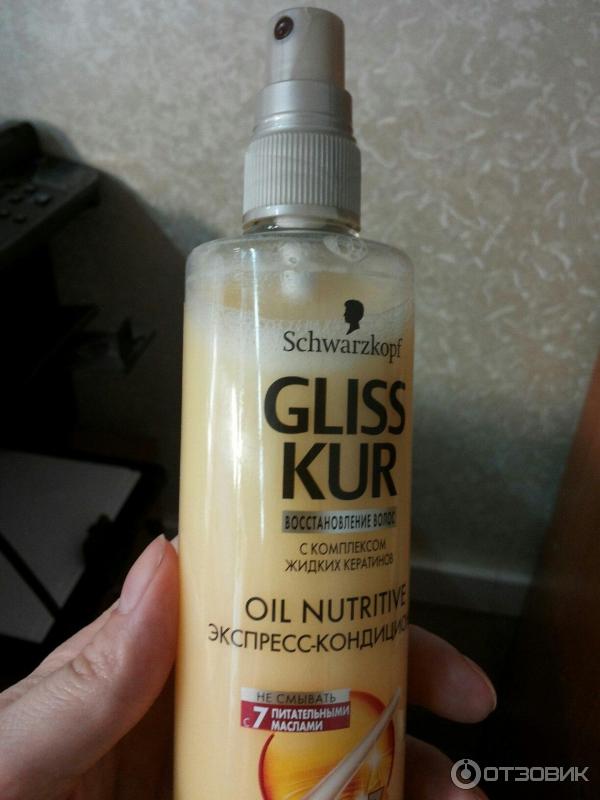 Экспресс-кондиционер Schwarzkopf Gliss Kur Oil Nutritive против сечения волос фото