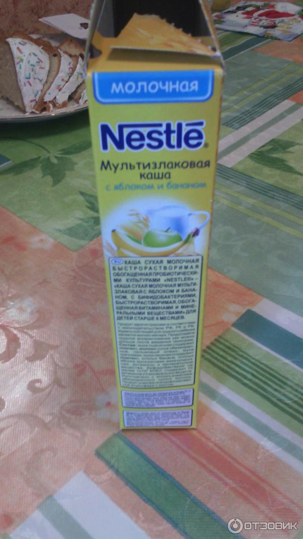 Каша Nestle молочная фото