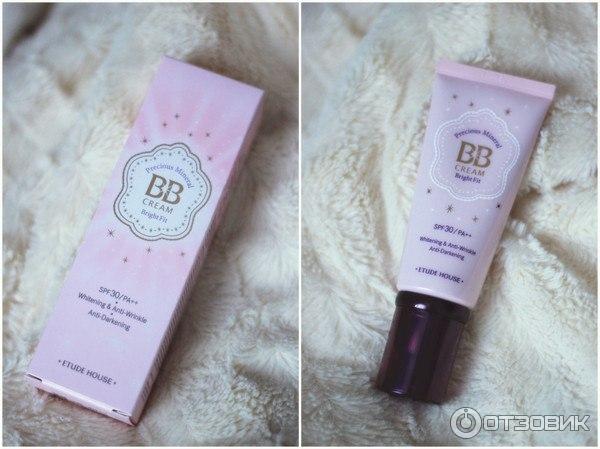 BB крем Etude House Precious Mineral BB Cream Cotton Fit SPF30/PA++ фото