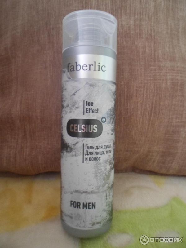 Гель для душа, лица, тела и волос Faberlic Celsius Ice Effect for men фото