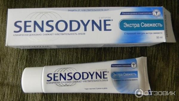 Зубная паста Sensodyne Экстра свежесть фото