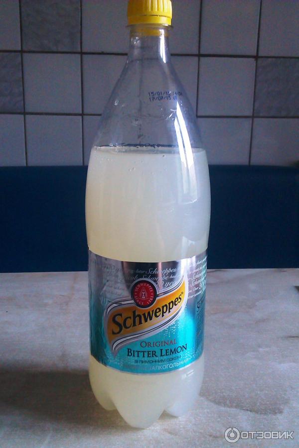 Сильногазированный напиток Schweppes Bitter Lemon