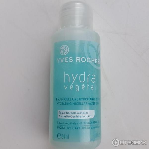 Увлажняющая мицеллярная вода 2 в 1 Yves Rocher Hydra Vegetal фото