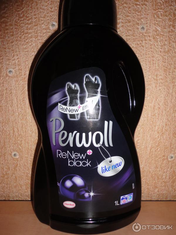 Жидкое средство для стирки Perwoll ReNew+ black фото