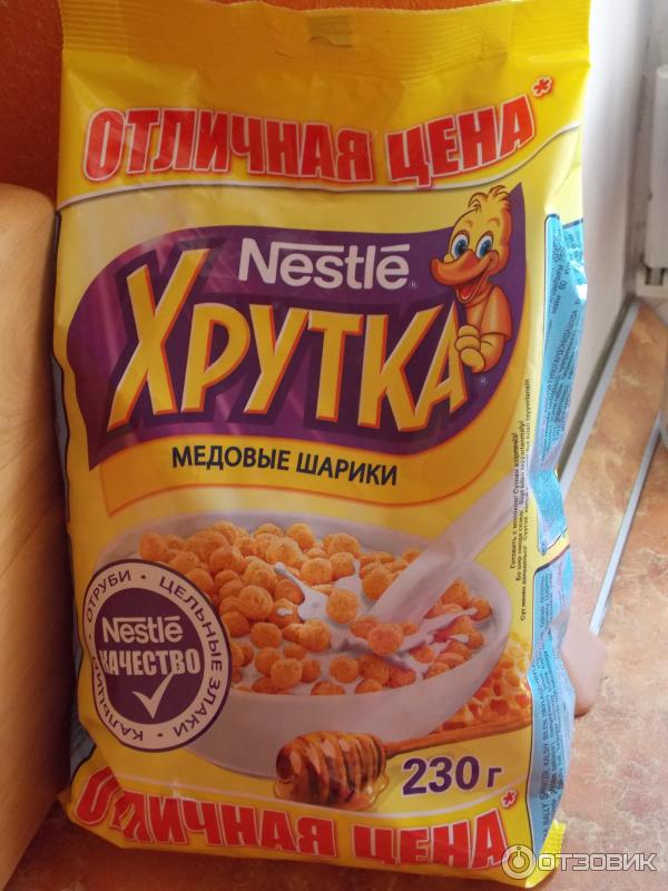 Медовые шарики Nestle Хрутка фото