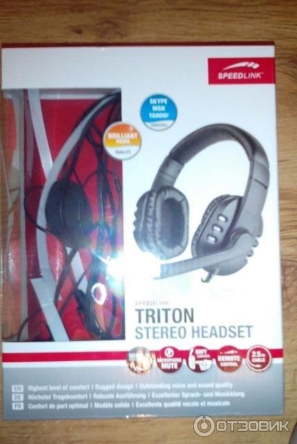 Гарнитура Speed-Link Triton Stereo Headset фото