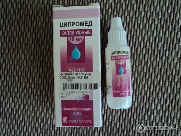 Купить Ципромед Ушные Капли Цена