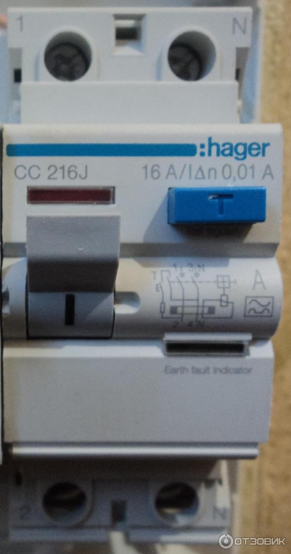 УЗО Hager CC 216J фото