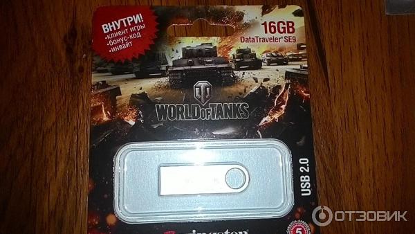 USB Flash drive Kingston DataTraveler SE9 16GB World of Tanks Edition флешка фото