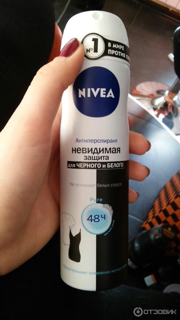 Антиперспирант Невидимая Защита Nivea для черного и белого фото