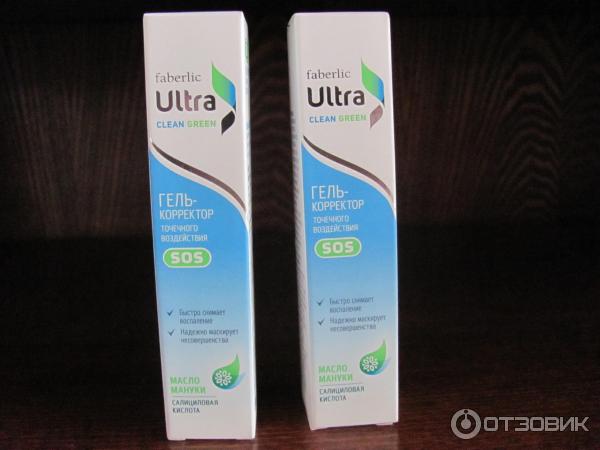 SOS гель-корректор точечного воздействия Faberlic серии Ultra Clean Ultra Green фото