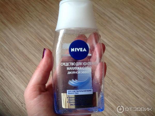 Средство для удаления макияжа с глаз Nivea Двойной эффект фото