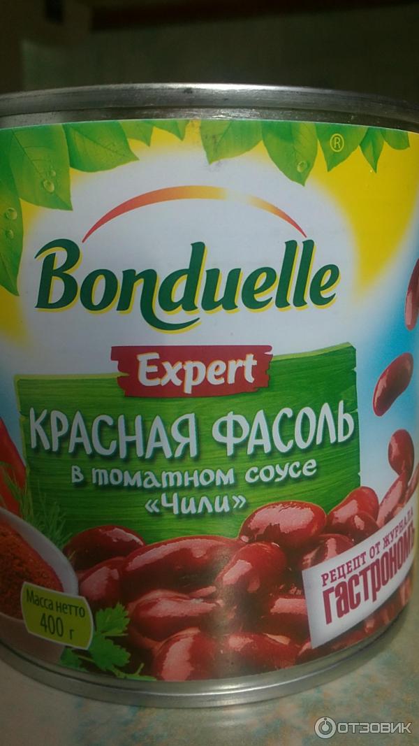 Красная фасоль Bonduelle Expert в томатном соусе Чили фото